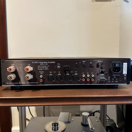 krell k300i stereo integrated amplifier digital module demo pre owned trade in used