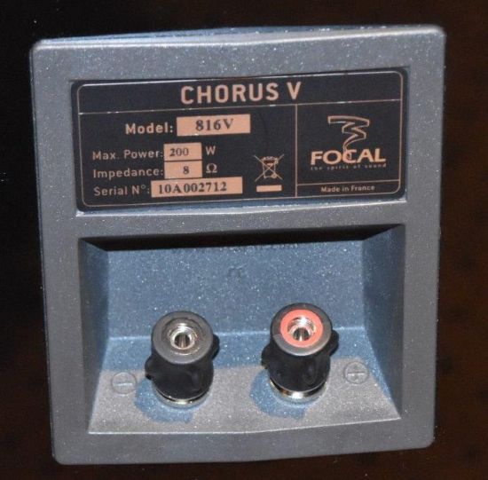 focal chorus v 816v floorstanding speakers pre owned trade in used