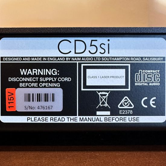 naim cd5si cd player demo discontinued pre owned trade in used