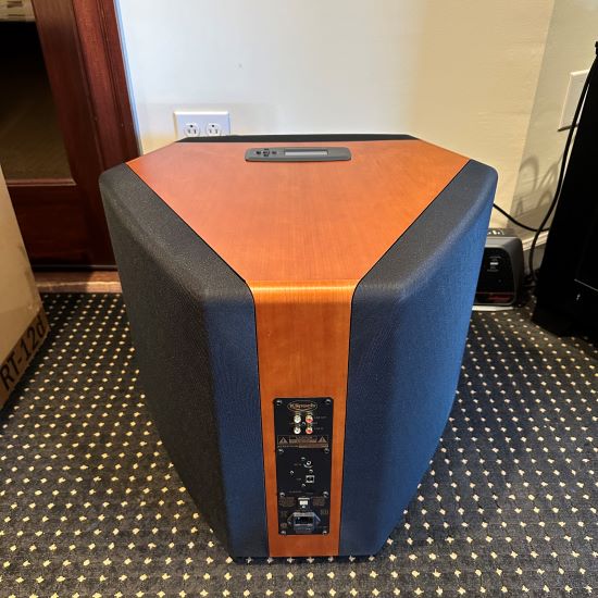 klipsch rt-12d reference series powered subwoofer pre owned trade in used