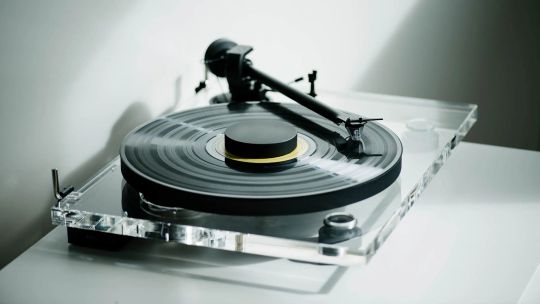 pro-ject xa b balanced acrylic turntable manual belt drive vinyl record player
